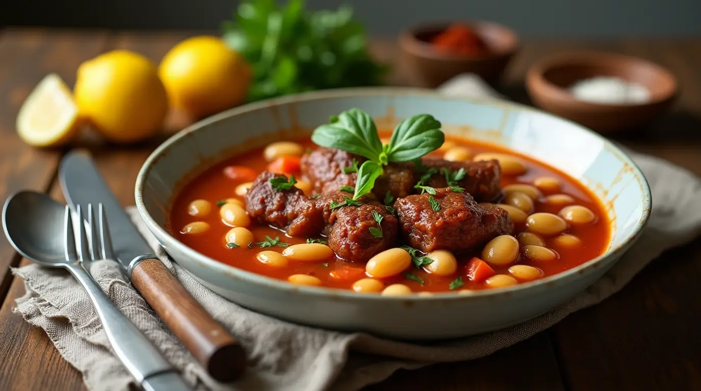 Hearty Tuscan White Bean Soup